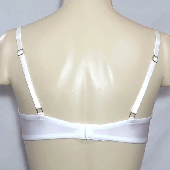 34C Felina 190013 Sabrina Sheer‎ Lace Demi UW Bra White NWT - Picture 4 of 13